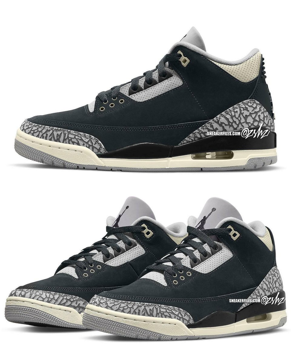 thesolesupplier's tweet photo. Upcoming Air Jordan 3 "Oreo" https://t.co/U4QJPbT4BC