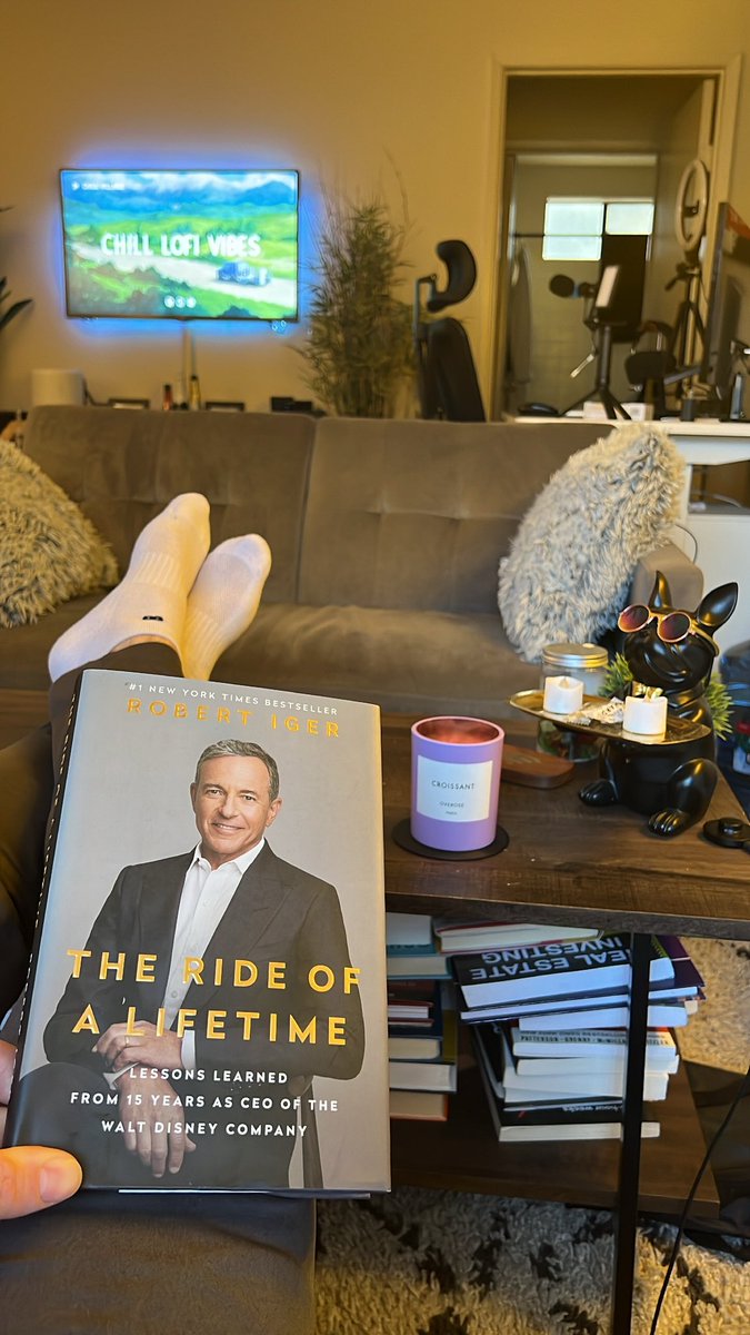 Saturday morning reads with <a href="/RobertIger/">Robert Iger</a>. Looking for new books, what should I read next?