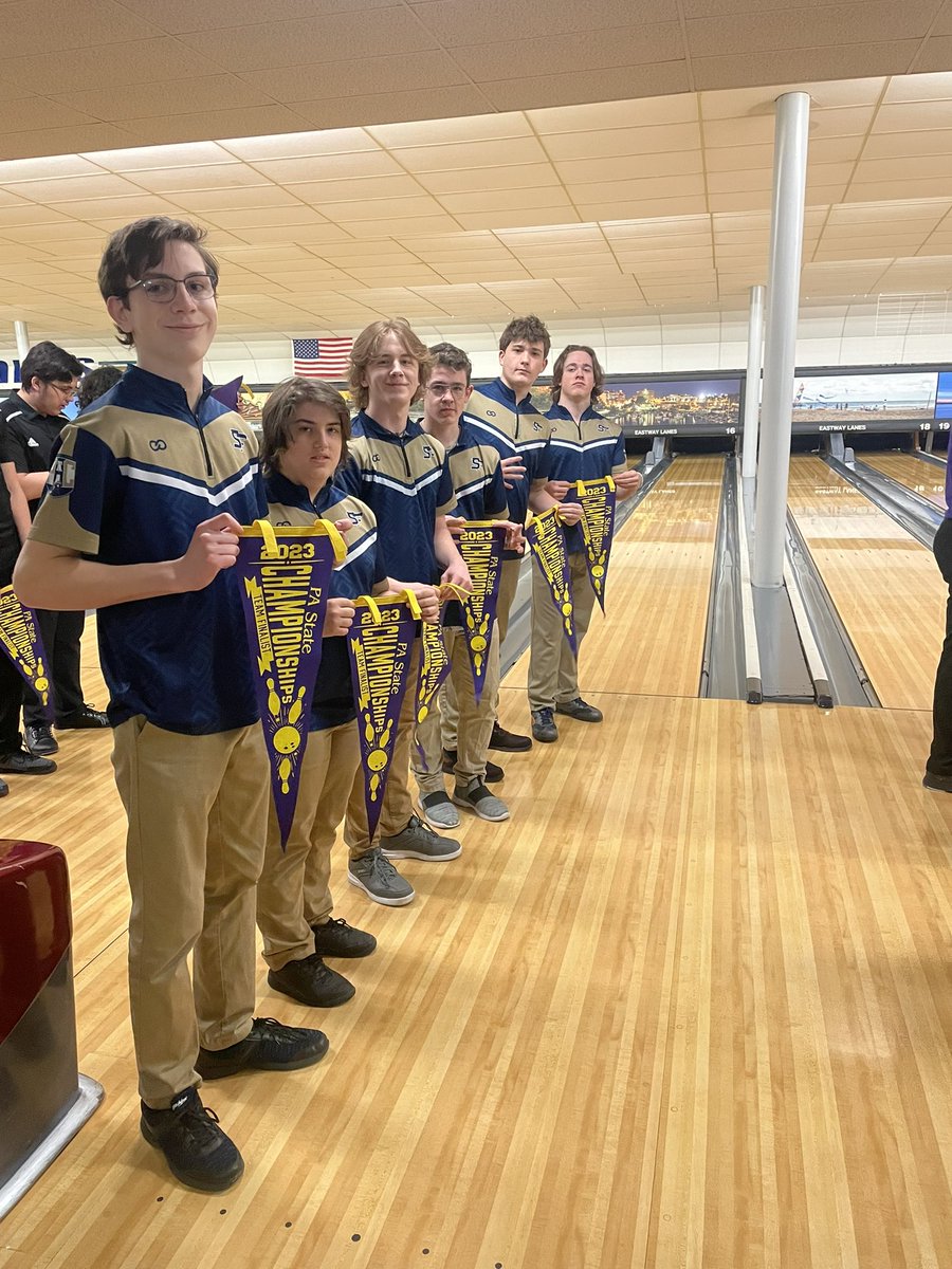 Best of Luck to our Guys Team today Bowling in Erie at the PA State Championship Tournament. #spintowin