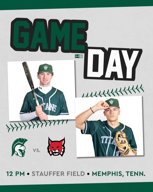 IWU_Baseball's tweet photo. Last game down in Memphis on our spring trip

🆚 Rhodes
⏰ 12:00pm CST
📍Memphis, TN
☀️ 46 degrees
📊 https://t.co/g77W1Kl31D
📺 https://t.co/qpdfhLYwQU

#TGOE https://t.co/AxLMcF7eB3