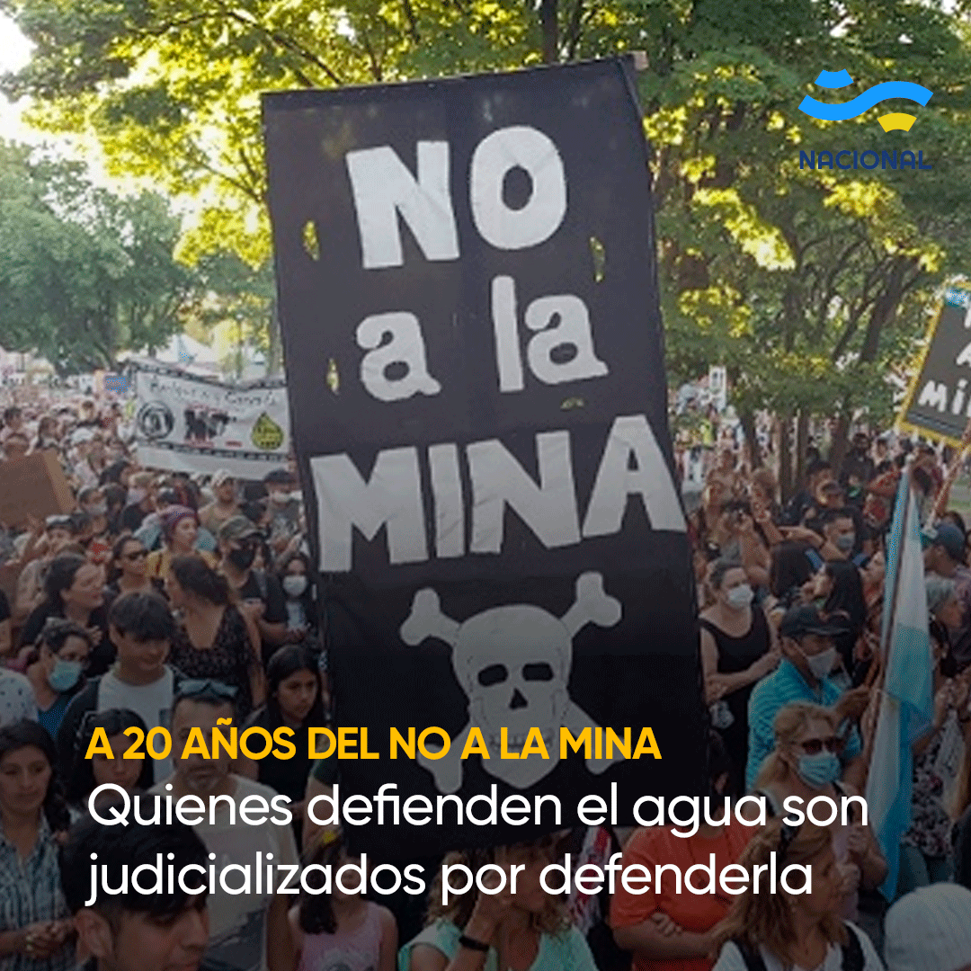 Hablamos con Noelia Silva, militante por el No a la Mina y los DDHH, sobre las 24 personas judicializadas en una causa vigente que se abrió luego de la manifestación en contra de la minería en diciembre de 2021 en Chubut.

radionacional.com.ar/quienes-defien…