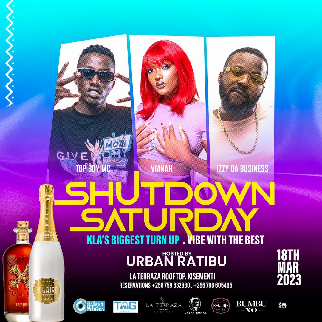 OpoyaFrancis's tweet photo. You're welcome to the #ShutDownSatuday happening tonight, don't miss your favorite stars featuring #UrbanStar #MakerBreaker #BigAllan @desilverback #DjJose and many more. Come have lots of fun music, & drinks 🥂 Don't miss!
At 📍: @laterraza_ug Rooftop Kisementi
Tax 💰: Open https://t.co/UBFcVFcPBC