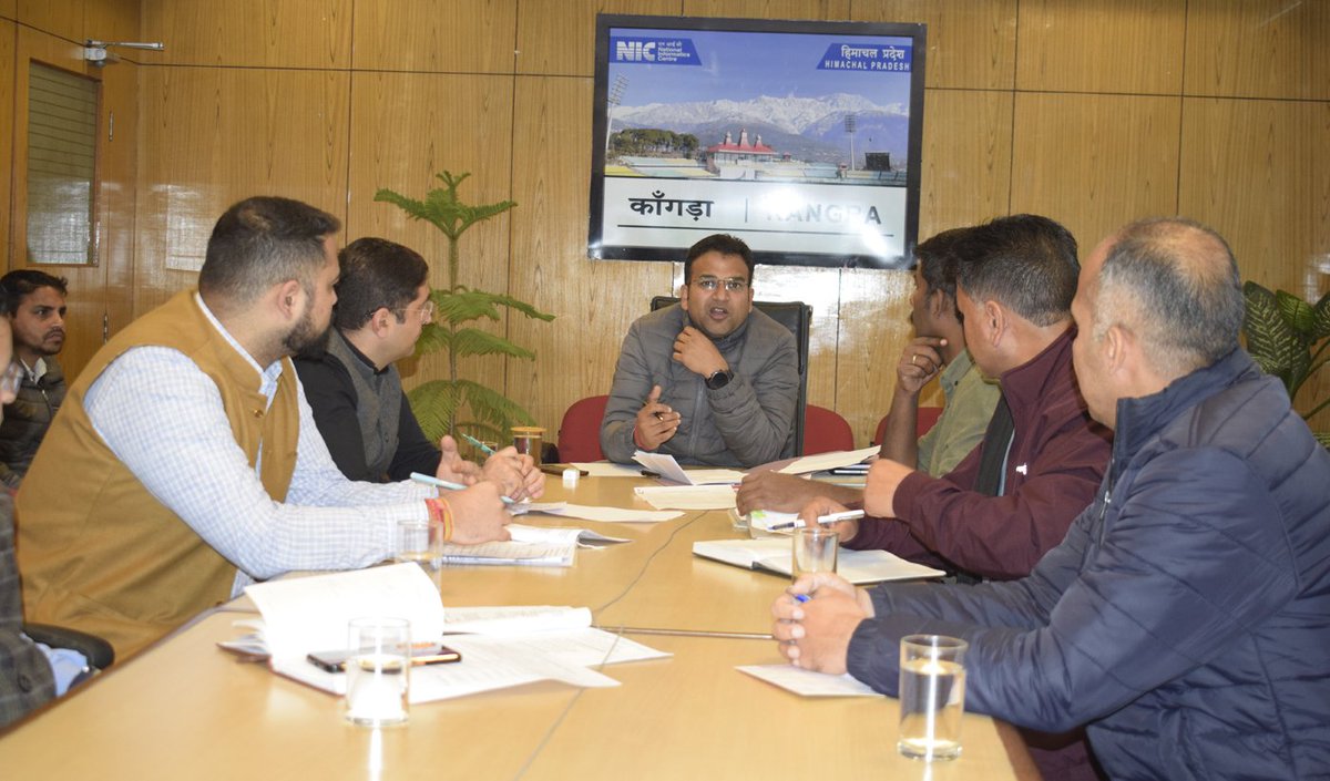 The State Govt has announced that Kangra shall be tourism capital and facilities at pong dam area for tourists shall be enhanced. Chaired meeting today for the same with DFO Wildlife, District Fisheries Officer and SDM Dehra, Jawali and Fatehpur to discuss areas of improvement.