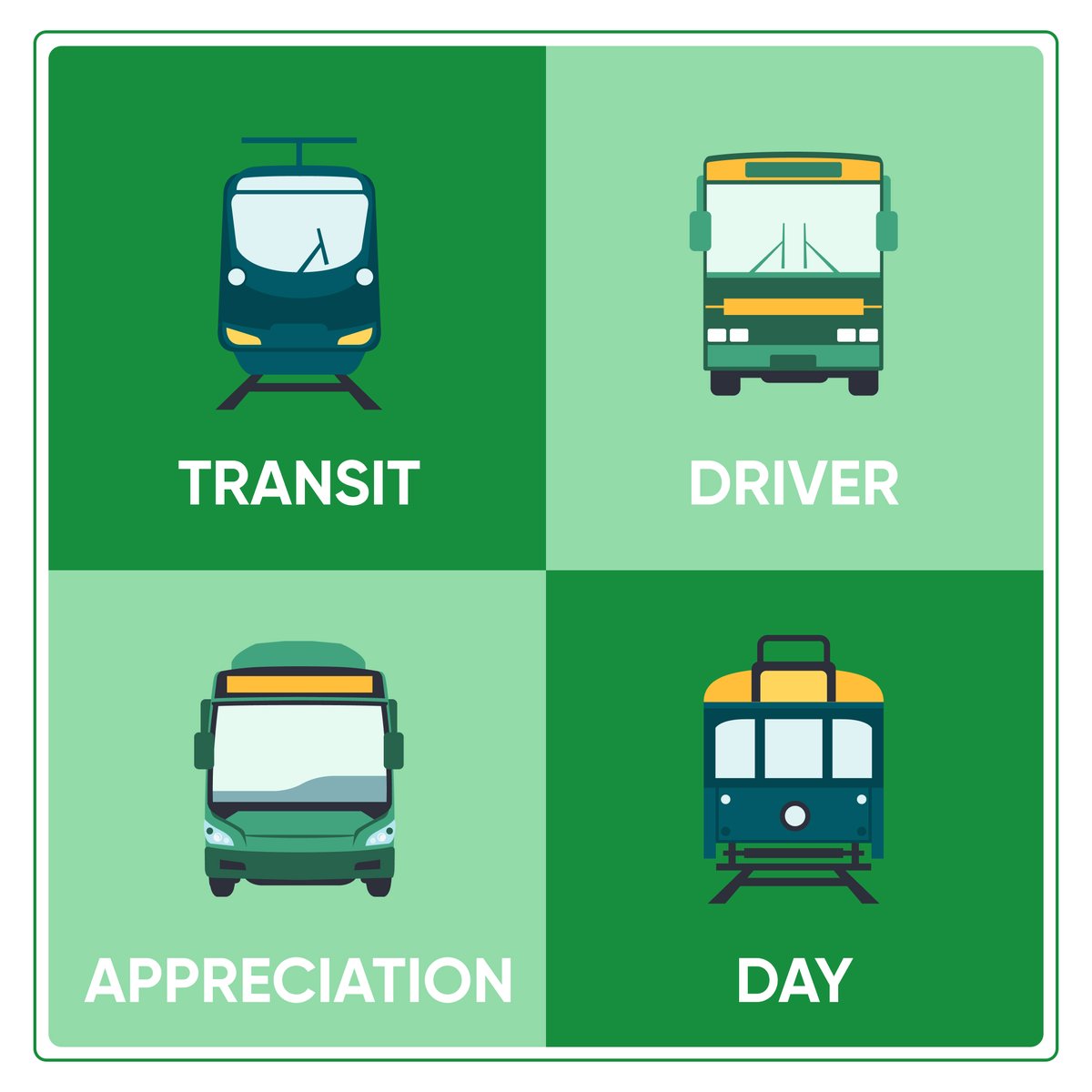 getmilesapp's tweet photo. Do you take public transit?

Let's thank all the amazing drivers who keep our cities moving. They show up everyday to make sure we get to our destinations safely and on time. 

#TransitDriverAppreciationDay #ThankYouTransitDrivers #PublicTransportation https://t.co/wwoUMgTmjB