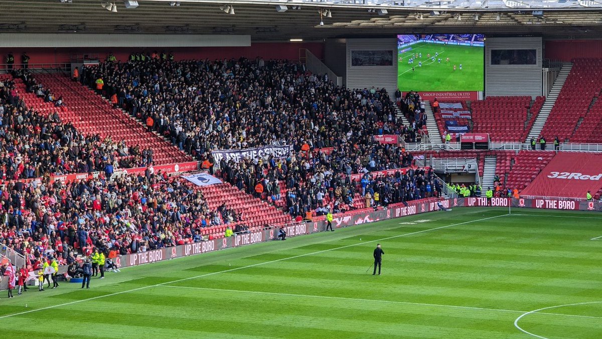 Solid turn out from #pne today. #boro #borolive