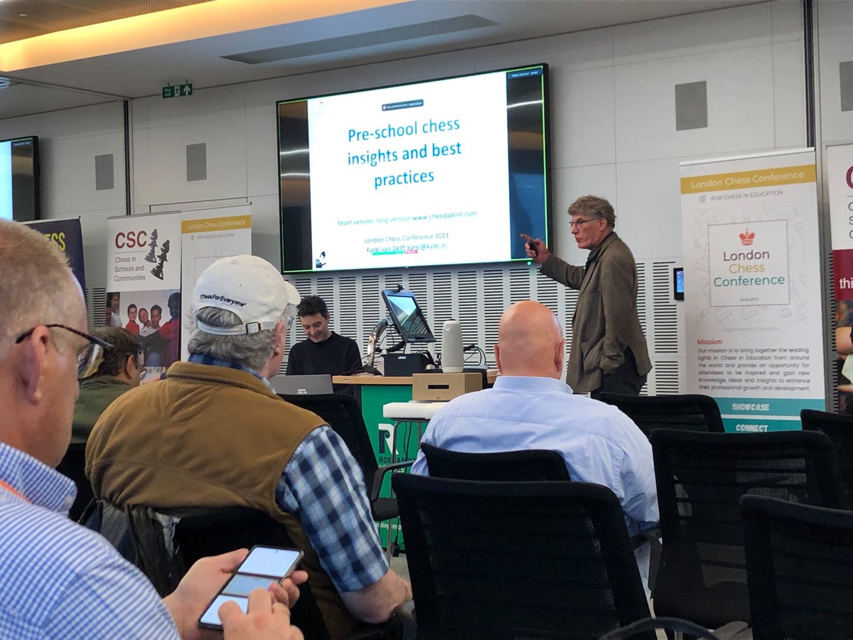 chessable's tweet photo. Chessable’s Science Project Manager, Karel van Delft speaking about chess for early years education and developing chess talent at @LondonChessConf 

See it here:
(From 1:09) https://t.co/5I7Q1TF6Ck

#chess #chessable #learnchess #studychess #londonchessconference #chessforkids https://t.co/a7ZVdNFS6e