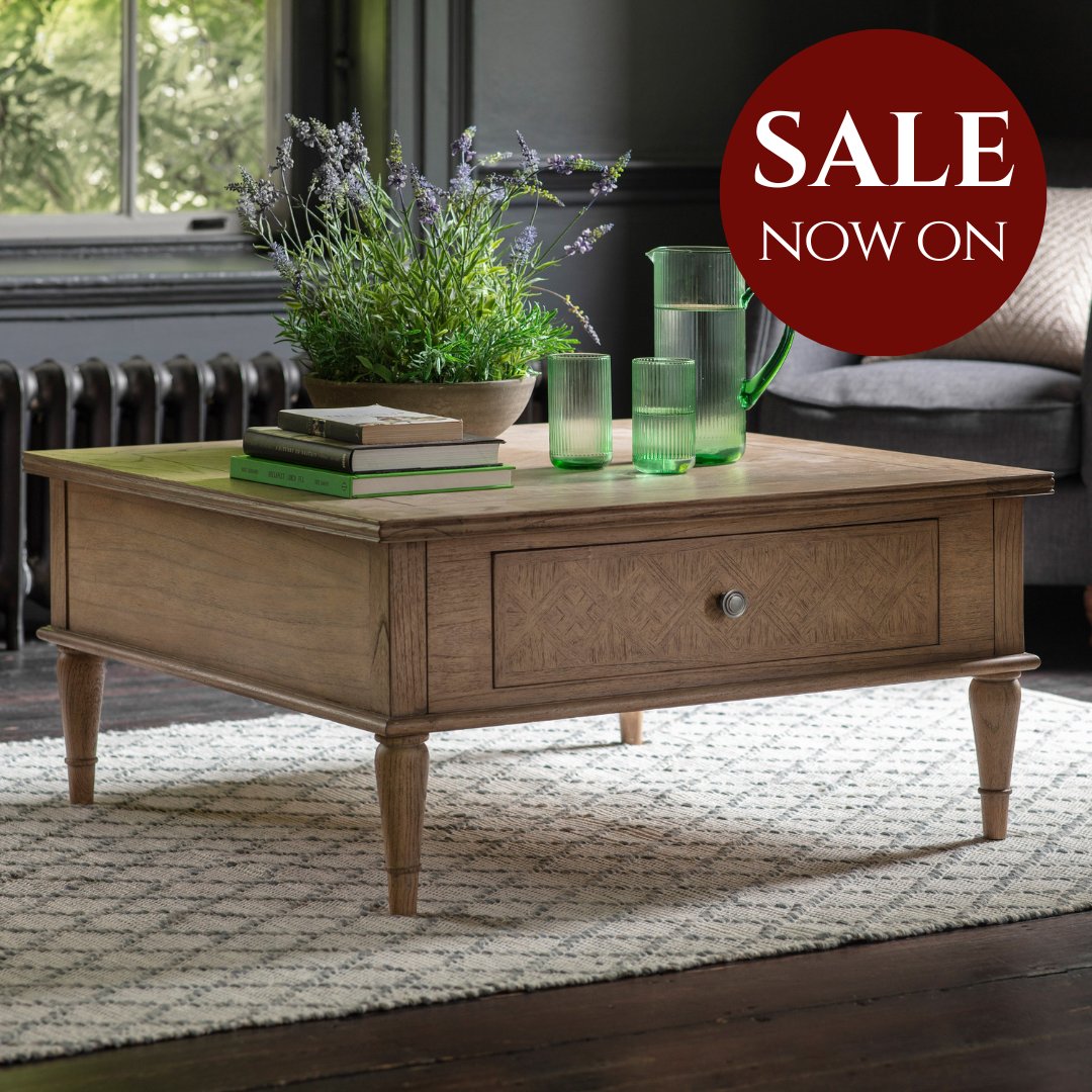 Discover great savings on the Martinique Range
 
The Martinique collection encompasses bedroom living & dining room furniture

The Martinique coffee table has 20% off saving you £149

lockstockandbarrel-uk.com/weathered-furn…

#coffeetable #livingroomfurniture #loungefurniture #weatheredfurniture