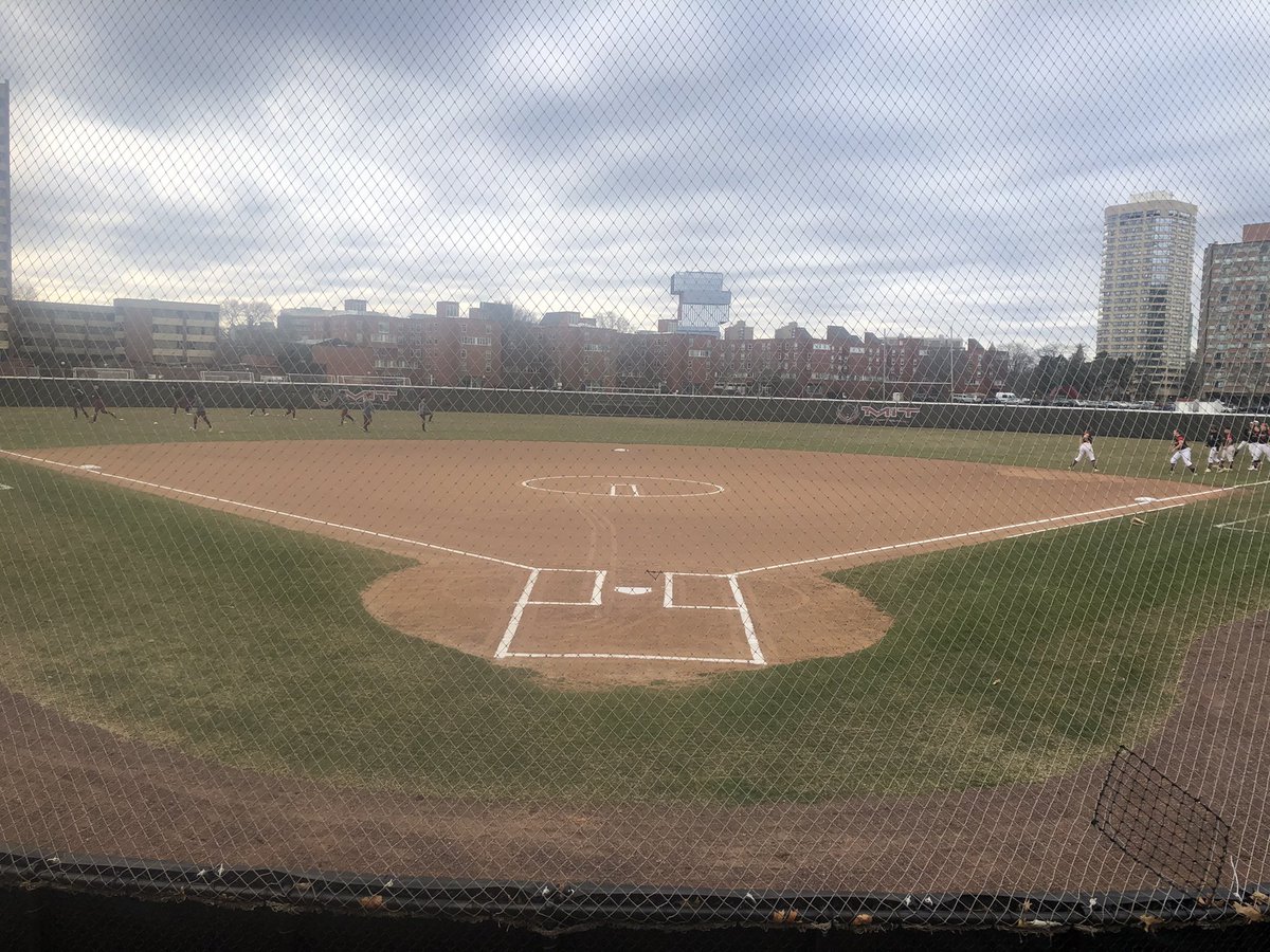 Making a cameo appearance as the guest softball SID for today’s <a href="/mitsoftball/">MIT Softball</a> home opener! #RollTech