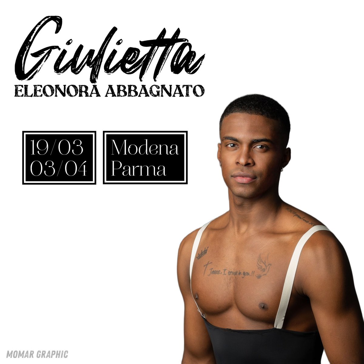bryanramirez_of's tweet photo. "GIULIETTA" domani, 19 marzo, in scena al Teatro Pavarotti-Freni di Modena, e il 3 aprile al Teatro Regio di Parma 🎭 vi aspettiamo! 💜
#bryanramirez #giulietta #eleonoraabbagnato https://t.co/f7bBGzAU3v