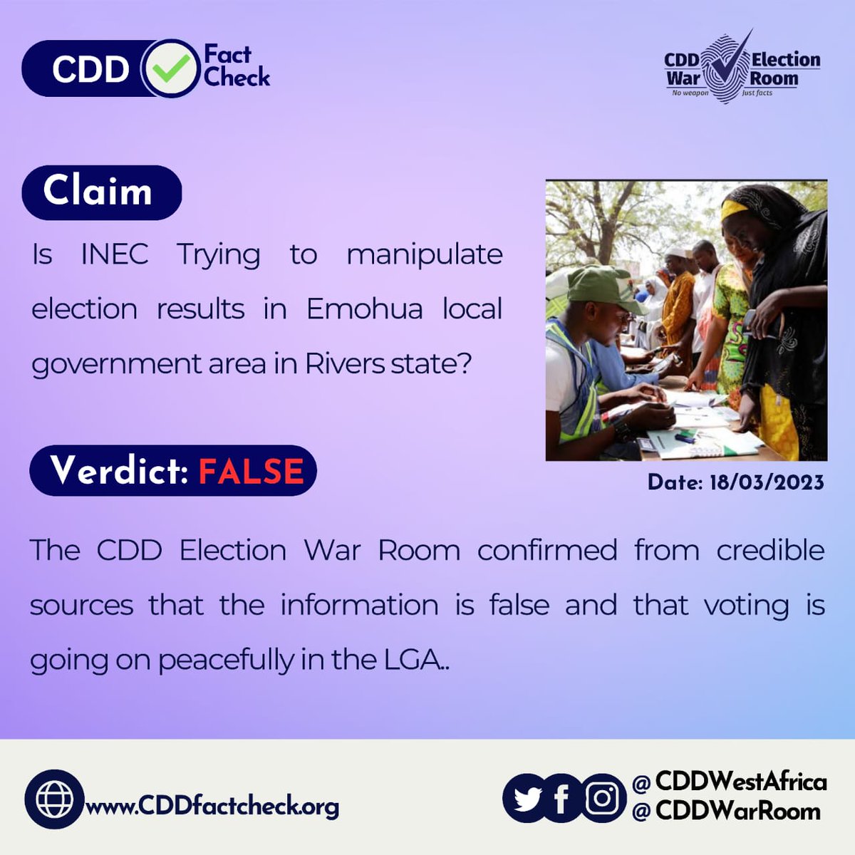 CDDWestAfrica's tweet photo. #FactCheck: Did Hoodlums attack Akete Ward collation centre in Donga LGA of Taraba state? @CDDWarRoom checked and found the claim to be true. Follow #CDDGuberFactCheck here: https://t.co/cEX9IcFuE1 https://t.co/giUzPJyjkS