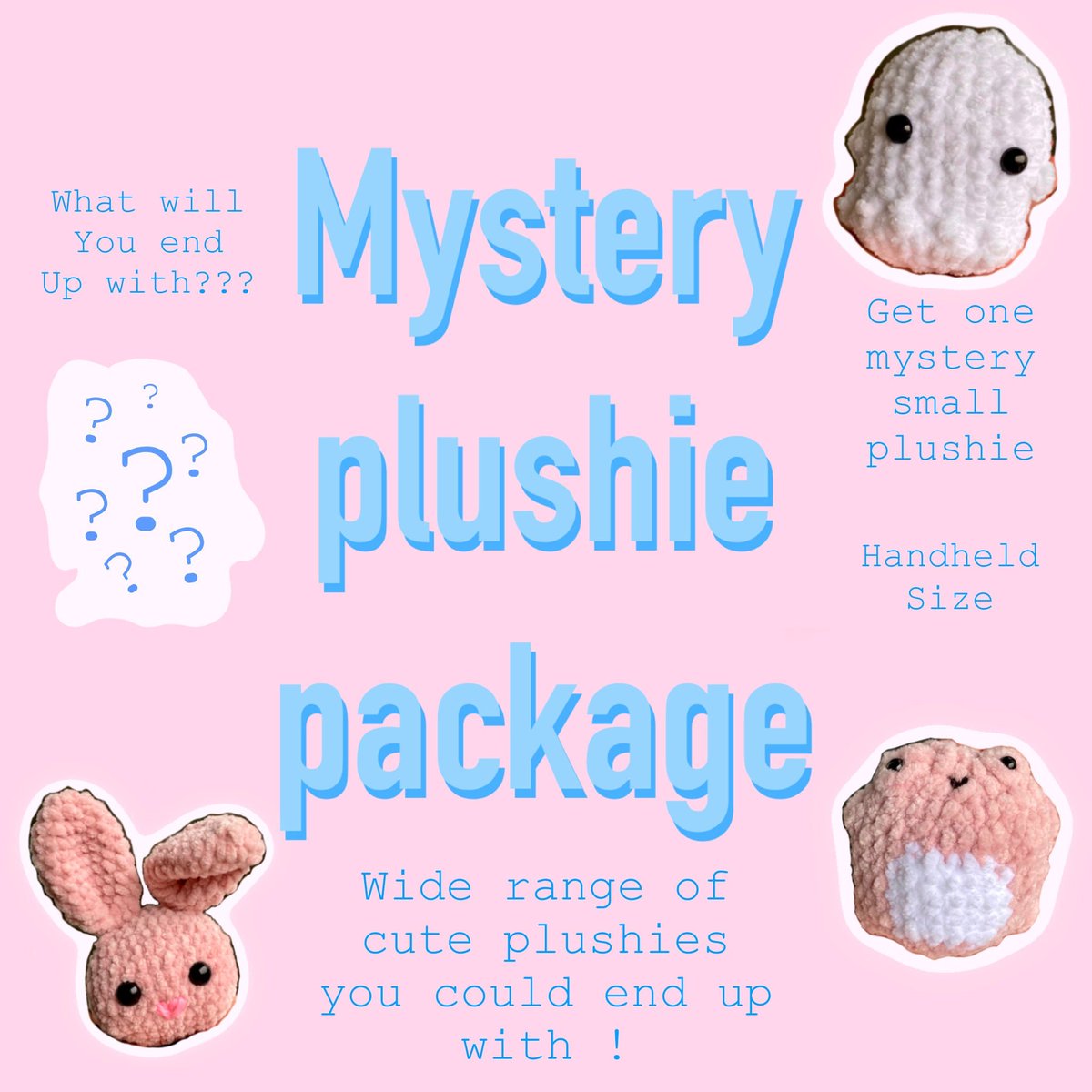 Excited to share the latest addition to my #etsy shop: Mystery small crochet plushie package etsy.me/3JONhx8 #handmadegift #crochetplushie #crochetplush #crochetamigurumi #amigurumiplush #amigurumiplushie #plushamigurumi #plushieamigurumi #mysterybox