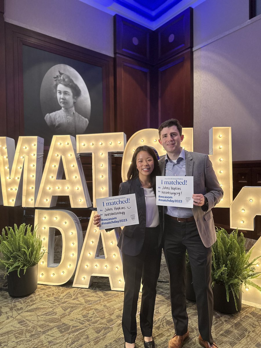 I am incredibly honored to share that I will be joining <a href="/HopkinsNsurg/">Johns Hopkins Neurosurgery</a> as a neurosurgery resident! Feels like a dream! Can’t thank my mentor <a href="/Kendall_Lee1/">Kendall Lee</a> enough for his guidance and the entire <a href="/MayoClinicNeuro/">Mayo Clinic Neuro</a> family for their support. So excited to get started!