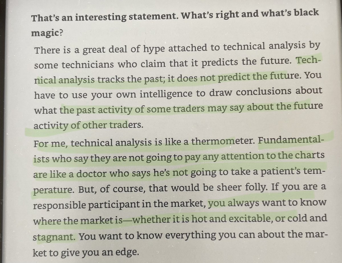 aktien22's tweet photo. Viel besser kann man den Nutzen der #Technischen #Analyse nicht zusammenfassen als Bruce Kovner. 

Aus Jack Schwager, Market Wizards. 
#Invest2023 https://t.co/cUPHJgZ4lx