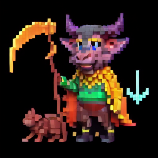 Tadmajor2's tweet photo. WOAH retrained my generator now with better images to train and Im getting single prompt generation pixel to voxel  with img2img and text prompts that look fantastic in a single run.  @Scenario_gg app is going to blow peoples mind. @battlemagebull @forgottenrunes https://t.co/EkUFnGOfyu