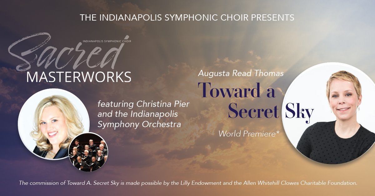 Can’t wait for our community to experience the premiere of this new choral work by @AugustaRead! 🎶❤️ 