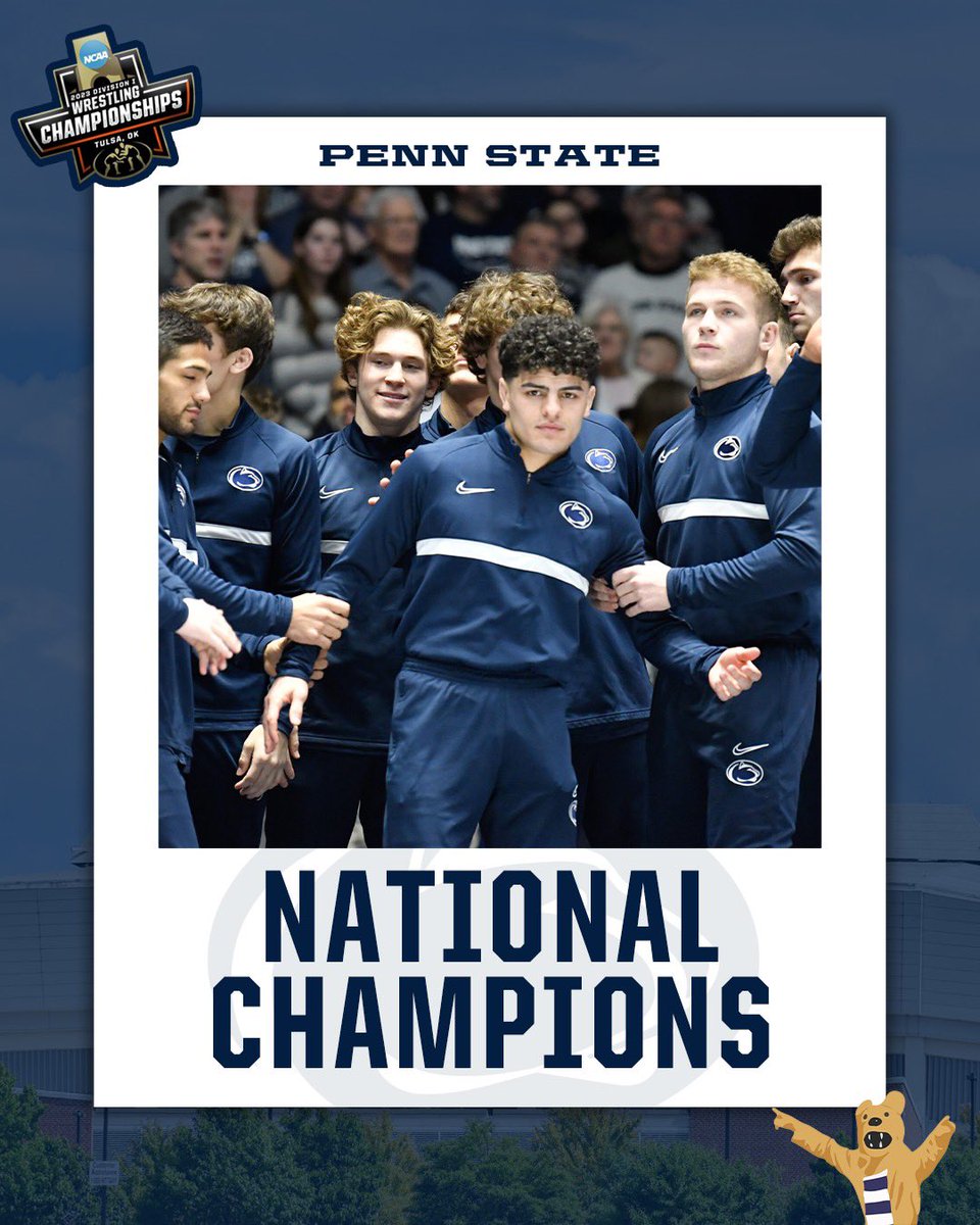 MORE. DOMINANCE.

<a href="/pennstateWREST/">Penn State WRESTLING</a> has clinched the NCAA National Championship for the 11th time in program history 🏆