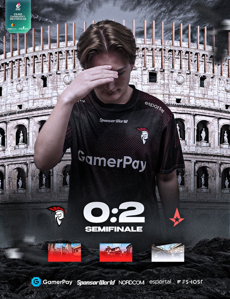 XI ESPORT (@xiesportgg) on Twitter photo Vi taber semifinalen mod <a href="/AstralisCS/">Astralis Counter-Strike</a> Talent på Anubis 16:14 og på Inferno 16:14, et ekstremt tæt opgør.
GGWP
#XI4LIFE - #XIHYPE Vi taber semifinalen mod <a href="/AstralisCS/">Astralis Counter-Strike</a> Talent på Anubis 16:14 og på Inferno 16:14, et ekstremt tæt opgør.
GGWP
#XI4LIFE - #XIHYPE