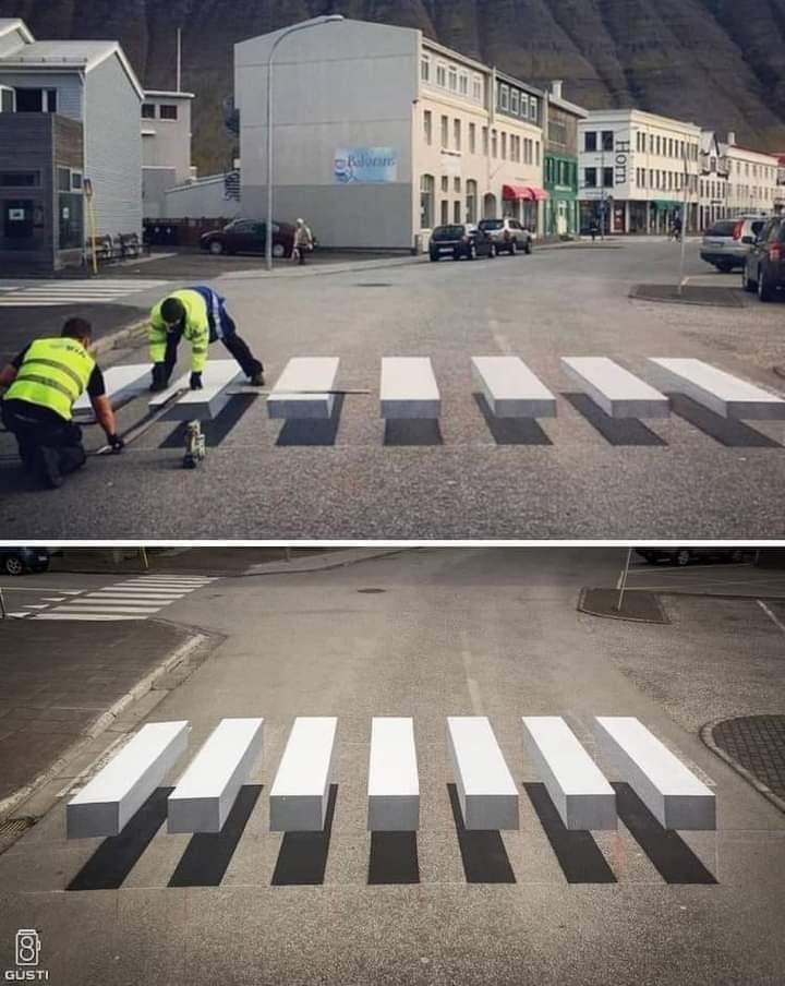 📷 En Islandia, en #Cuenca se hizo lo mismo años atrás. La actual administración sólo se dedicó a pintar su frase en estos importantes cruces.