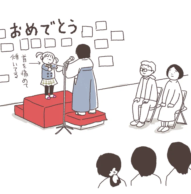 前日、娘が首を痛めてまさかの卒園式欠席式が終わった後、何とか痛みも和らいだので登園。園の先生方のご厚意でたった一人の卒業証書授与式をやっていただきました証書を受け取った時に先生方の暖かい拍手に涙が堪えきれませんでした。私が3年間本当にお世話になりました。 