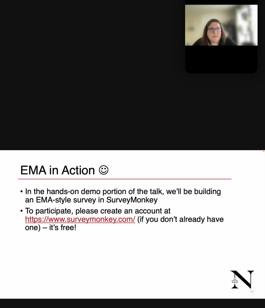Excellent continuing education session led by Dr. Erin Meier this morning on Ecological Momentary Assessment in stroke survivors! <a href="/Northeastern/">Northeastern U.</a>