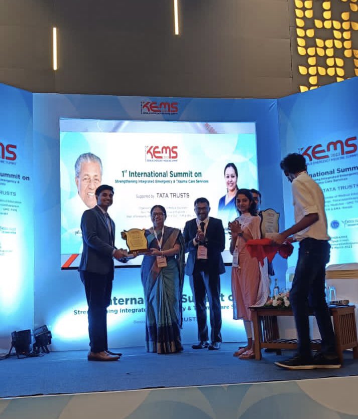 dr_binoyxavier's tweet photo. Faculty talk on ‘Vascular Injuries in ER' at Kerala Emergency Medicine Summit #KEMS2023 conference, 1st International Summit on Strengthening Integrated Trauma and Emergency Medicine Services organised by Kerala Govt. @emaindian @tatatrusts https://t.co/0Otu8Z8yR8