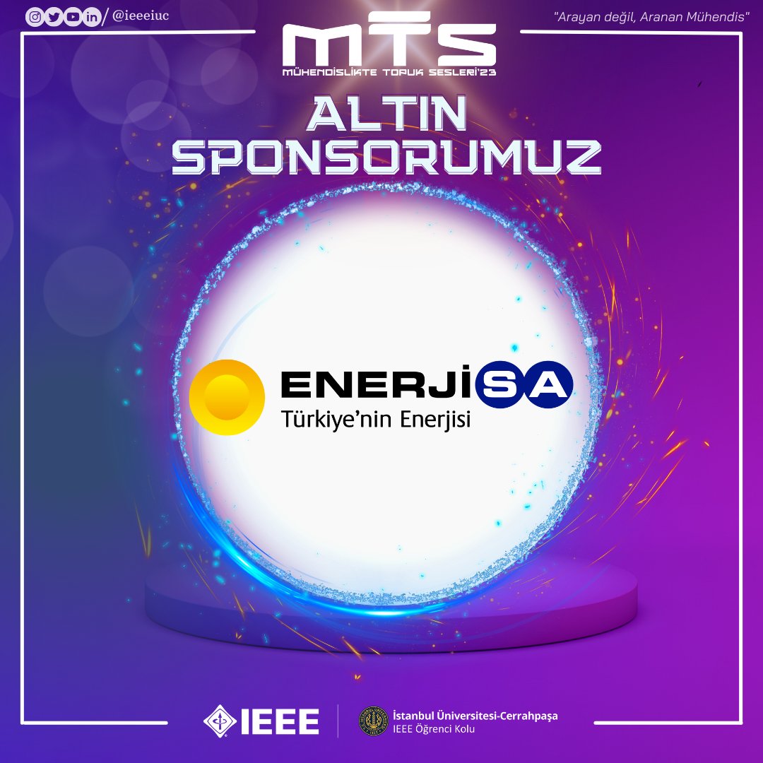 Enerjisa Enerji A.Ş. elektrik dağıtımı ve satışıyla yaklaşık 21 milyonu aşkın kullanıcıya teknoloji ve çözüm odaklı elektrik dağıtım yatırımları sayesinde sürdürülebilirliğe önemli katkılar sağlıyor. 

Enerjisa’ya etkinliğimize olan desteklerinden dolayı teşekkür ediyoruz.