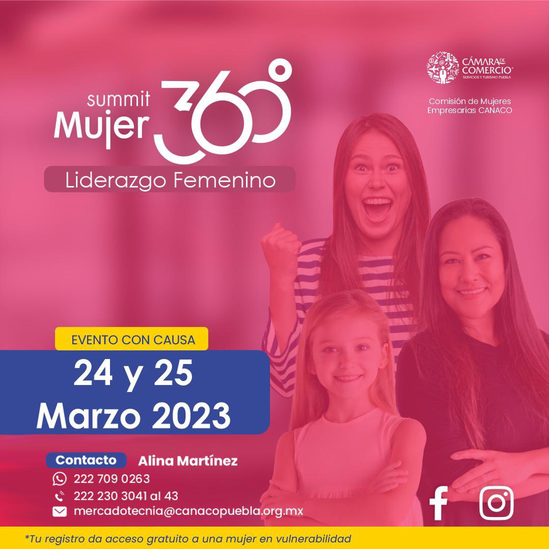 floresm_mx's tweet photo. #MujeresTec #Impulsa #Democracia
#MujeresEmpresarias #CANACO #LiderazgoFemenino #Puebla
El 24 de marzo participaré en el Mujer Summit 360, organizado por la Comisión de Mujeres Empresarias de la @CANACOPUEBLA1 Espacio que reúne a niñas, jóvenes y mujeres de todos los sectores 🙏 https://t.co/YiWItnOwnl
