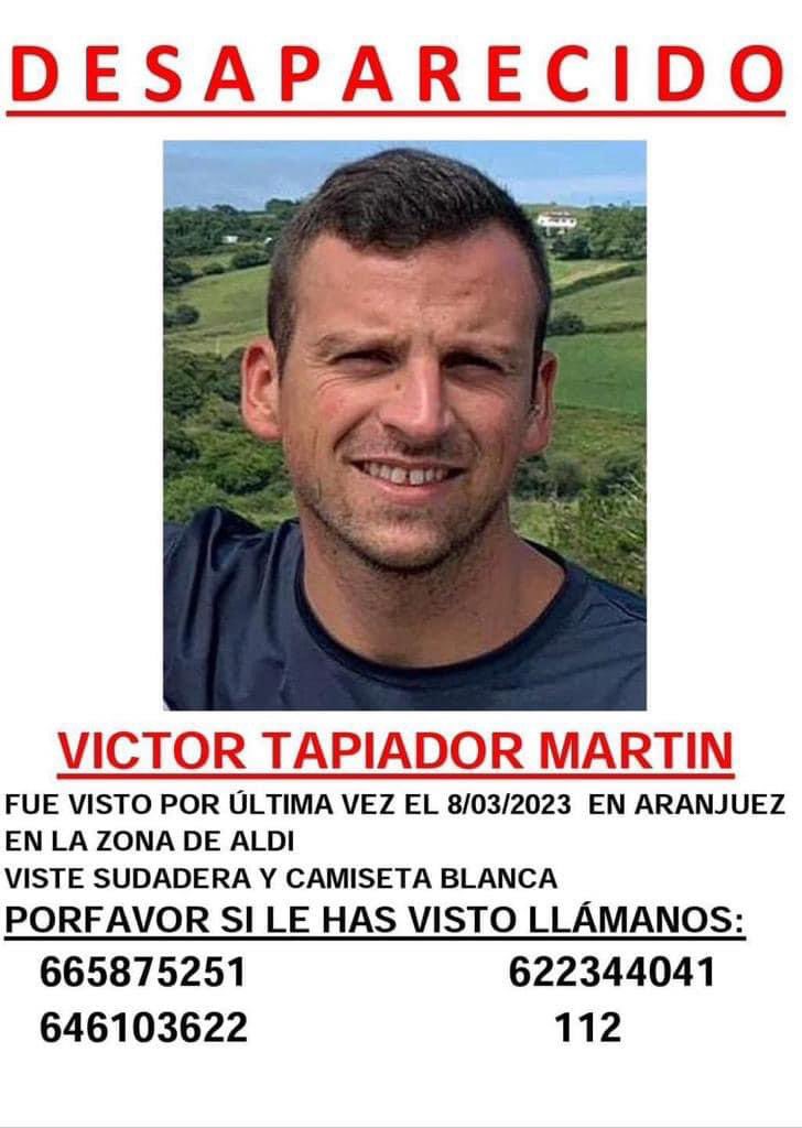 Nuestro vecino sigue desaparecido, volvemos a compartir para dar la mayor difusión