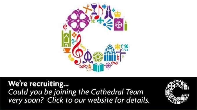 ChesterCath's tweet photo. We're recruiting...  Are you interested in joining the Chester Cathedral team? 

We're searching for a Cathedral Floor Coordinator and Verger, Admissions and Retail Assistant, and Food and Beverage Assistants. 

Click for full details: 

https://t.co/jZKNEvhyK5 https://t.co/M9mPceOvic