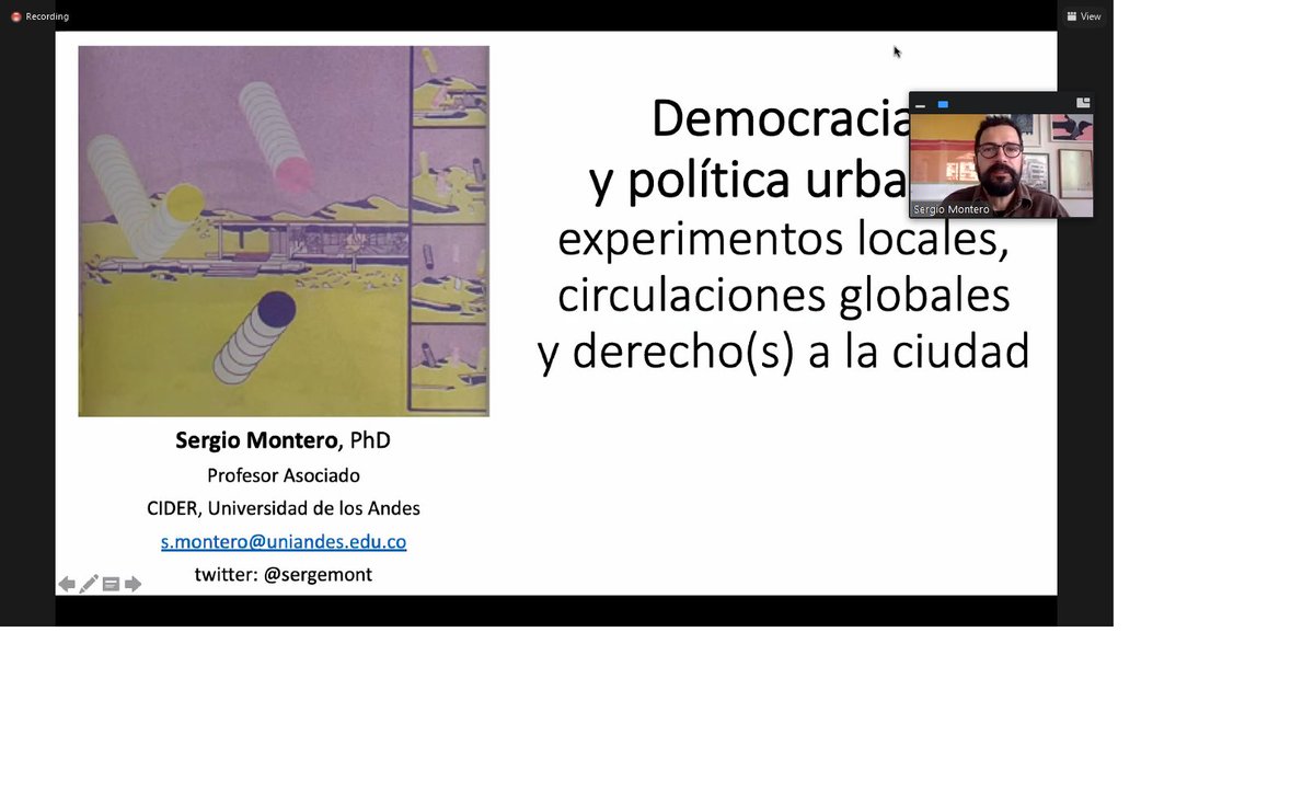 📲 En este momento: Conferencia Magistral
"Democracia y política urbana: experimentos locales, circulaciones globales y derecho(s) a la ciudad"
Dr. Sergio Montero Muñoz, Universidad de los Andes
lidmx.org/seminario-prog…