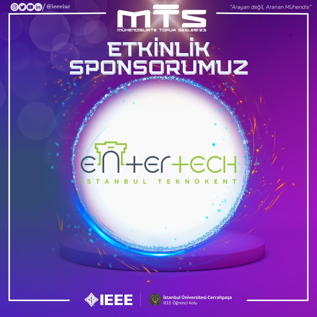 Entertech İstanbul Teknokent; T.C. Sanayi ve Teknoloji Bakanlığı’nın Teknoloji Geliştirme Bölgeleri için belirlediği amaç ve hedefler doğrultusunda hareket etmektedir. 

Entertech İstanbul Teknokent’ e etkinliğimize olan desteklerinden dolayı teşekkür ederiz.

<a href="/entertechtr/">Entertech İstanbul Teknokent</a>