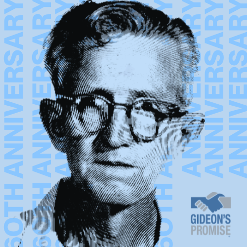 Gideons_Promise's tweet photo. Today marks the 60th Anniversary of the U.S. Supreme Court decision, Gideon v. Wainwright. Clarence Earl Gideon advocated for his constitutional rights and impacted our criminal legal system for many years to come. https://t.co/AHrywyVqdH