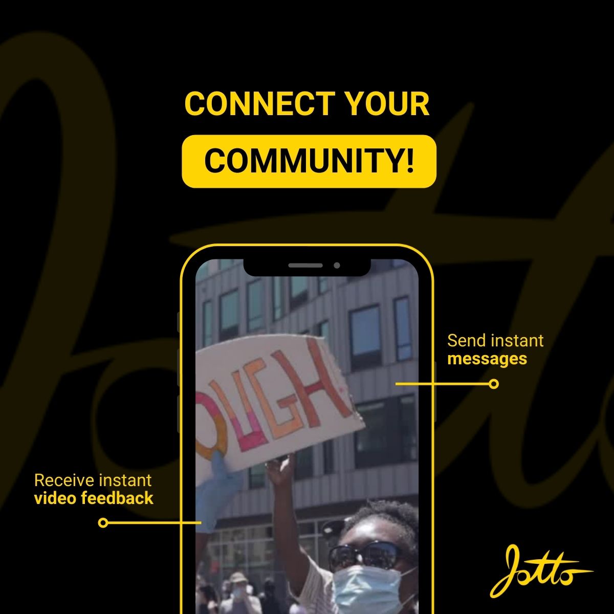 jotto_video's tweet photo. Jotto offers next-generation messaging and the most reliable video feedback from your community!

👉 No user registration
👉 No third-party tracking
👉 Intuitive mobile app for your audience!

Book a demo today and learn all about Jotto - https://t.co/5sBAs26PAY https://t.co/xipEdtZPJD