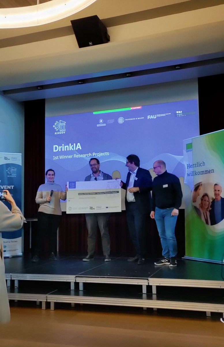 ... and the research group winner is DrinkIA <a href="/LEQUIA_UdG/">LEQUIA-UdG</a> so proud to be part of it