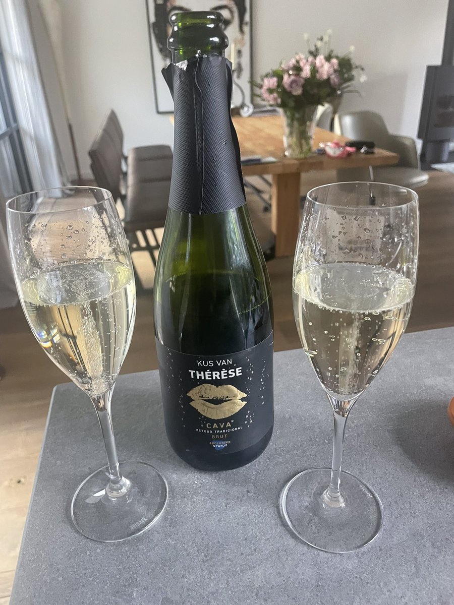 Kus van Thérèse op zaterdagmiddag mmmmm