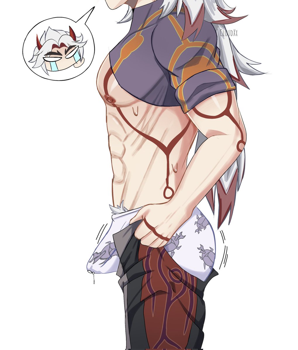 CloudXx_Cloud's tweet photo. BIG problem 
#aratakiitto #itto #fanart #genshinimpactfanart #Genshin https://t.co/UdqhH621po