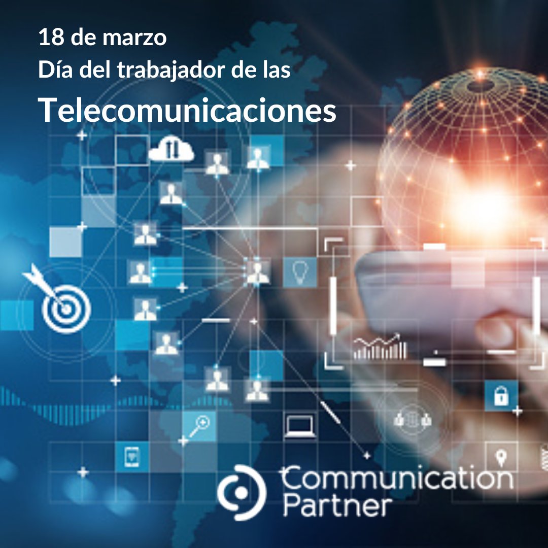 CommPartnerSRL's tweet photo. Día del trabajador de las Telecomunicaciones!! 
Feliz día a todo nuestro equipo!! 🙌
📅18 de marzo - #telecomunicaciones #efemérides #communicationpartner #comm_partner #díadelastelecomunicaciones 
@feryubero @abiklin https://t.co/7q1KMfqHCy