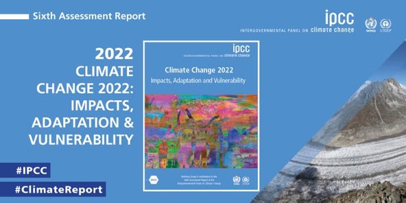 UNESCO_BW's tweet photo. On Monday, 20 March, the #IPCC will release the final part of the Sixth Assessment Report, #ClimateChange 2023: Synthesis Report. It integrates the findings of six IPCC #ClimateReports.
5/6 Climate Change 2022: Impacts, Adaptation & Vulnerability
➡️ https://t.co/9xkl2V7ypk https://t.co/PXufpzE55l
