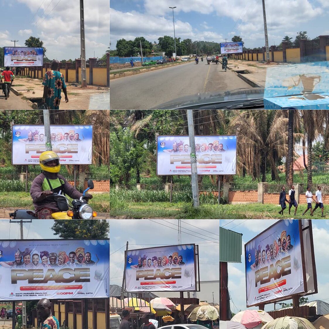 Tell us if you have seen our billboards 

#EPC2023 
#TheGratitudeEkiti 
#EkitiPeaceConcert2