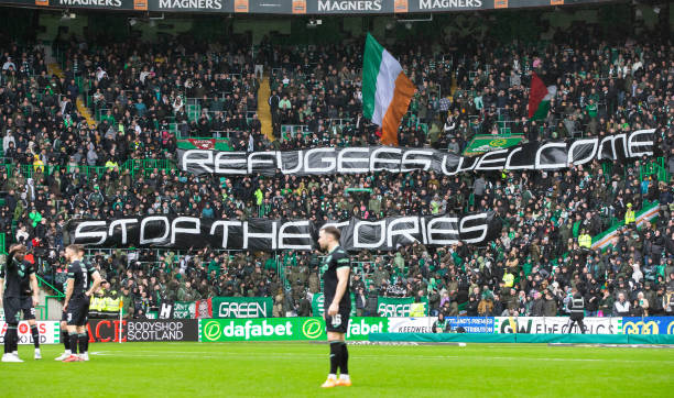 ultras_antifaa's tweet image. PHOTO | "Refugees welcome" 

(Green Brigade, Celtic - 18/03/2023)