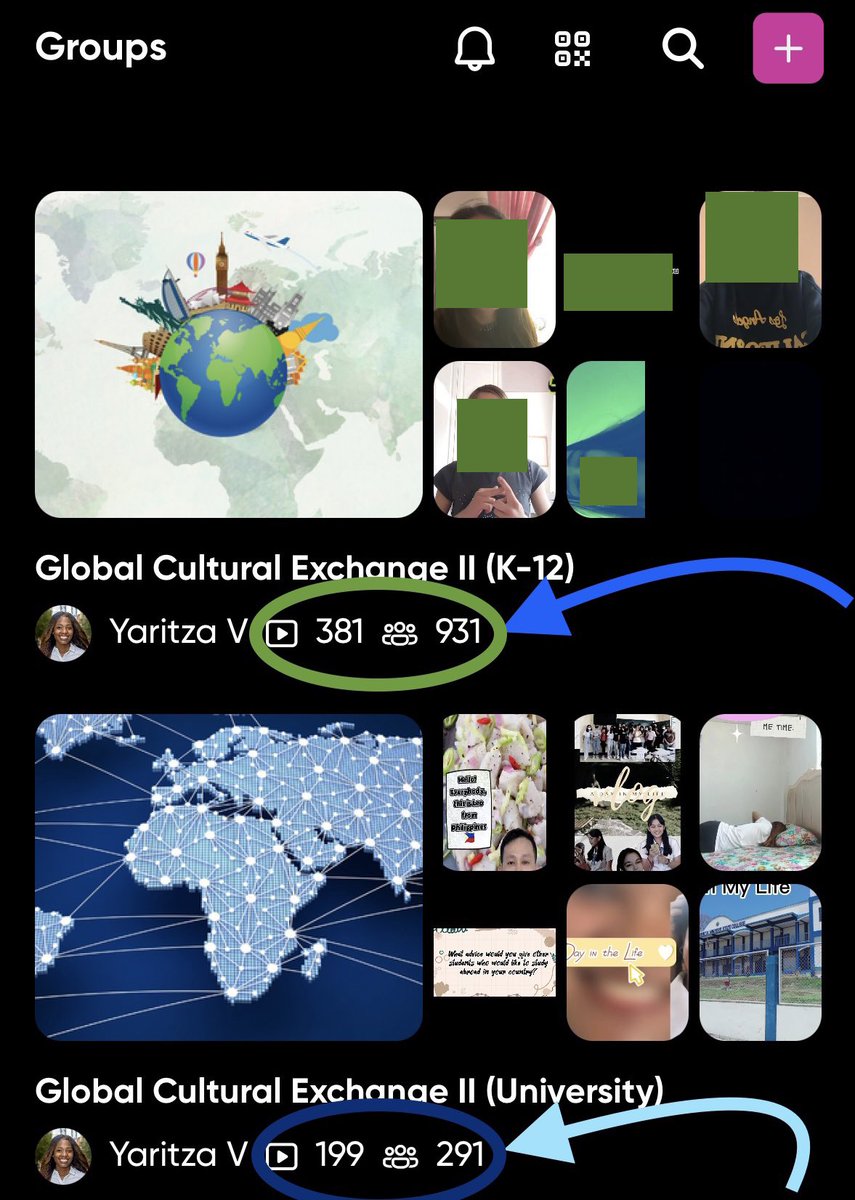Yaritza Villalba ๐ต๐ฆ (@inc_yv) on Twitter photo 2023-03-18 15:20:11 ๐GLOBAL CULTURAL EXCHANGE END OF WEEK #3 UPDATE: #HigherEd: 291 Members 199 Videos-Latest ๐ฅ from ๐ต๐ญ #K12: 931 Members 381 Videos- Latest ๐ฅ from ๐ฎ๐น ๐ฅWOW๐ฅ @MicrosoftFlip @annkozma723 @Taralson @Savvy_Educator @AnnaDyagileva1 @CLTA_CA @ISSCommunity @ConnectSDGs @mbfxc ๐GLOBAL CULTURAL EXCHANGE END OF WEEK #3 UPDATE: #HigherEd: 291 Members 199 Videos-Latest ๐ฅ from ๐ต๐ญ #K12: 931 Members 381 Videos- Latest ๐ฅ from ๐ฎ๐น ๐ฅWOW๐ฅ @MicrosoftFlip @annkozma723 @Taralson @Savvy_Educator @AnnaDyagileva1 @CLTA_CA @ISSCommunity @ConnectSDGs @mbfxc