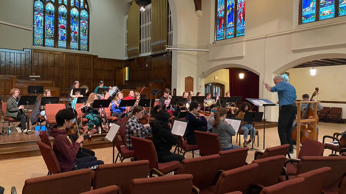 Privileged to have caught <a href="/NSYOrchestra/">Nova Scotia Youth Orchestra</a> at rehearsal this morning with Gary Ewer as they prepare for Orchestra in Motion with Halifax Circus on April 30 (Halifax)and May 6 (Truro)  On a Saturday in March break … dedication, talent and enthusiasm ..I am in awe <a href="/SymphonyNS/">Symphony Nova Scotia</a>