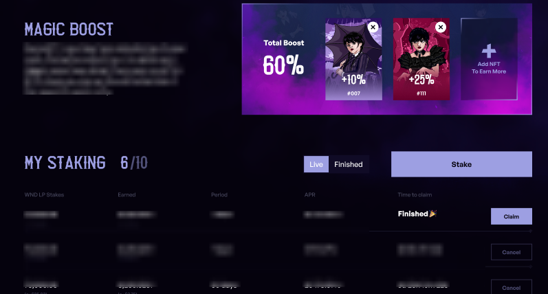 🧛‍♀️NFT Boost up to 300%!🧛‍♀️

🔥Around 1 hour before the end of Fair Launch!
💎Already collected 180 bnb!

pinksale.finance/launchpad/0x5E…)

⚡️You can buy Wednesday NFTs ONLY with $ADDAMS tokens! Get NFTs and Boost your staking up to 300%!

#addams #wednesday #wednesdaynft