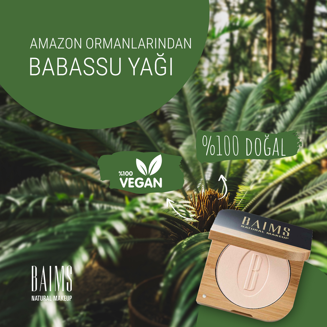 Egzotik etki! BAIMS Transparan Sıkıştırılmış Pudra içeriğindeki doğal babassu yağı sayesinde cildiniz için mükemmel bir besleyici etki ve fark yaratan bir cilt bakımı sağlar.
👉 veganmakyaj.com 
#organicmakeup #veganmakeup #baimstürkiye #makeup #makyaj #veganmakyaj