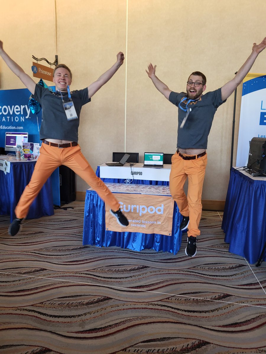 Tag a friend and come by our stand to get 3 months Curipod Premium FREE for you both!🧡🧡🧡 #SpringCUE #wearecue #cue