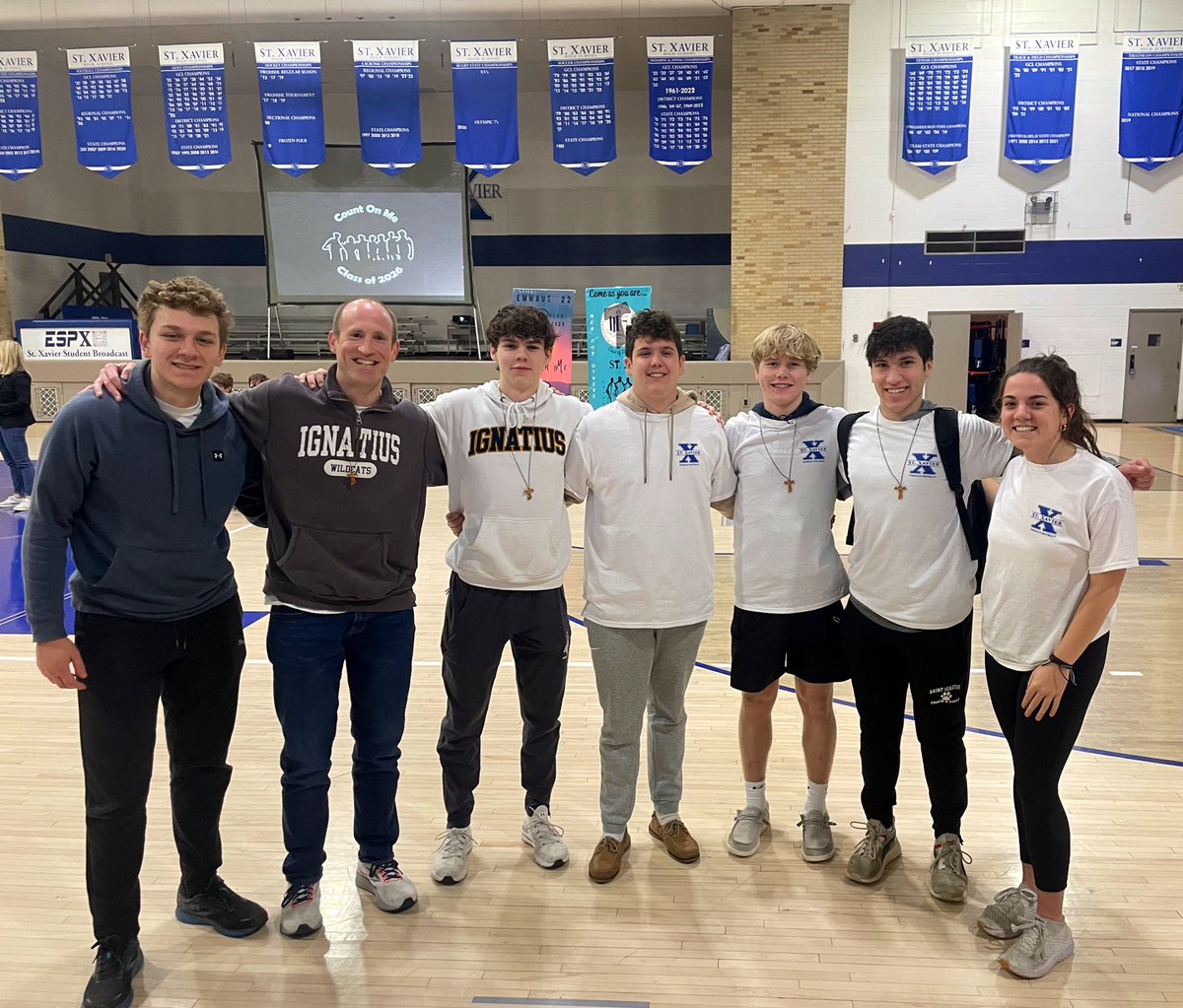 Thank you <a href="/stxinfo/">St. Xavier High School</a> for welcoming our students and staff on your 3rd annual Emmaus retreat! 

It was a wonderful weekend of growing in our faith and learning about the importance of relationships in our lives. 

#AMDG #CountOnMe