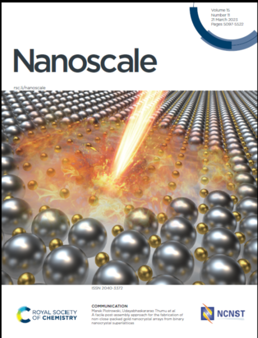 Glad to share our recent research! This work has been dedicated to my Ph.D. supervisor, Prof. T. Pradeep ( IIT Madras). Non-close-packed gold nanocrystal arrays from binary nanocrystal superlattices - in Nanoscale pubs.rsc.org/en/content/art…