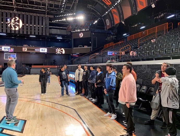 ClureHigh's tweet photo. Our Audio, Video Tech &amp; Film students had the opportunity to receive hands on experience from film and sound engineers at Overtime Elite Atlanta, a path where 16-20 year old professional basketball players master grade level content at their own pace. https://t.co/GfdHCeTTPg