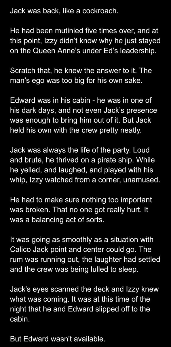 persphones's tweet image. per @plunderheaven request, jealousy (w jealous izzy) and i squeezed in a lil bastard4bastard for #cjizzyweek