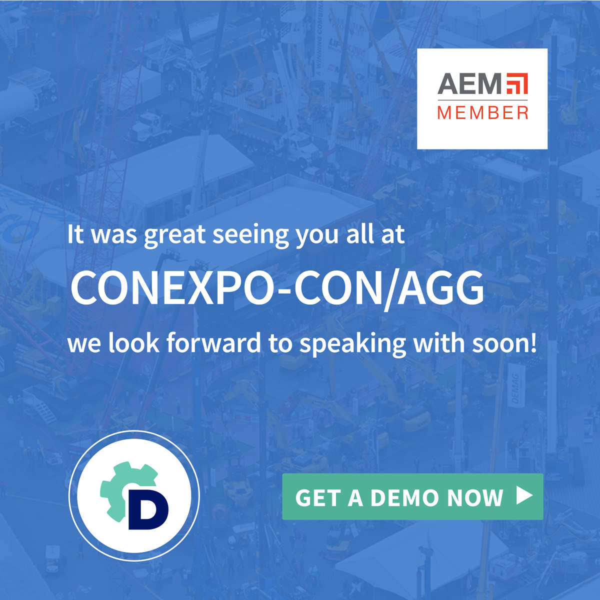 Well, that's a wrap, folks! It was great seeing you all in Las Vegas at #CONEXPOCONAGG! The Documoto team is looking forward to speaking with you after the event. Safe travels home!